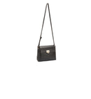 Half Flap Shoulder Bag - Black