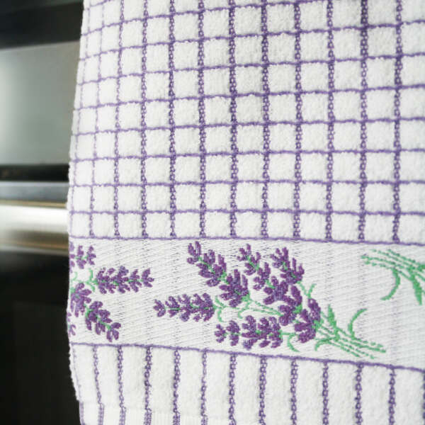 Poli-Dri Jacquard Lavender Tea Towel