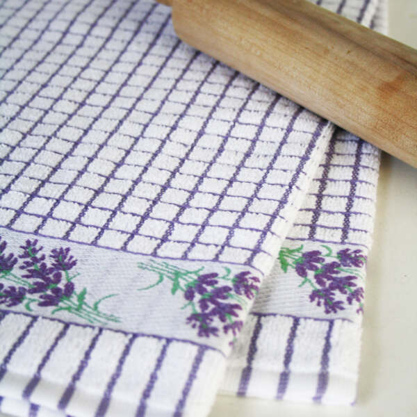 Poli-Dri Jacquard Lavender Tea Towel