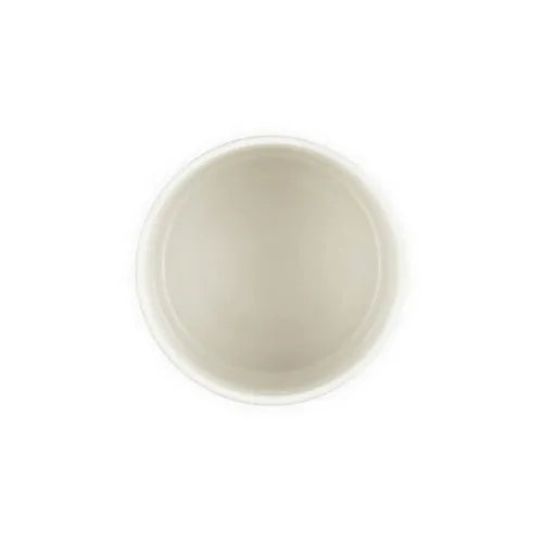 Large Stoneware Storage Jar With Wooden Lid 1.1L - Meringue