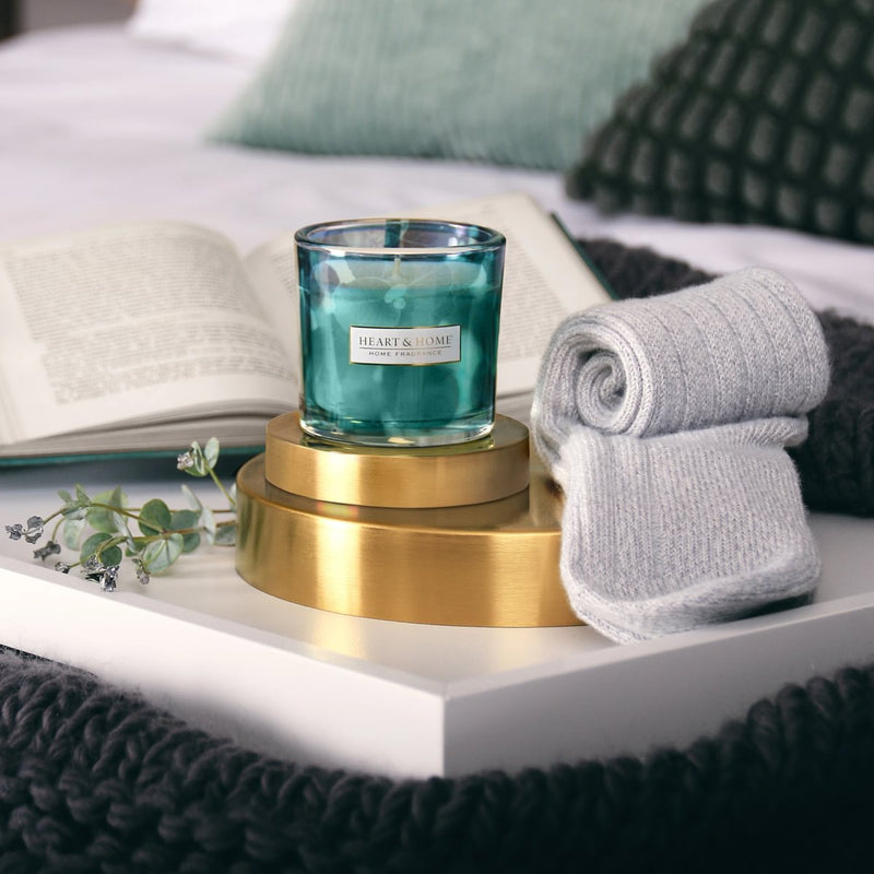 Candle & Socks Gift Set