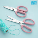 Gripz 21cm Serrated Shears - Cherry Blossom