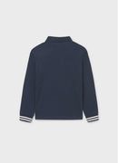 Long Sleeve Polo Shirt - Navy