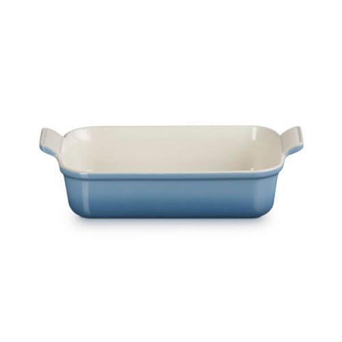 Stoneware Rectangular Dish 26cm - Chambray