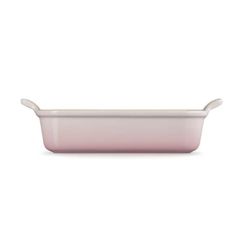Deep Rectangular Dish 26cm - Shell Pink