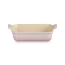 Stoneware Rectangular Dish 26cm- Shell Pink