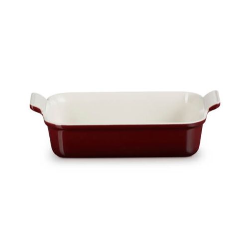 Stoneware Rectangular Dish 26cm - Garnet