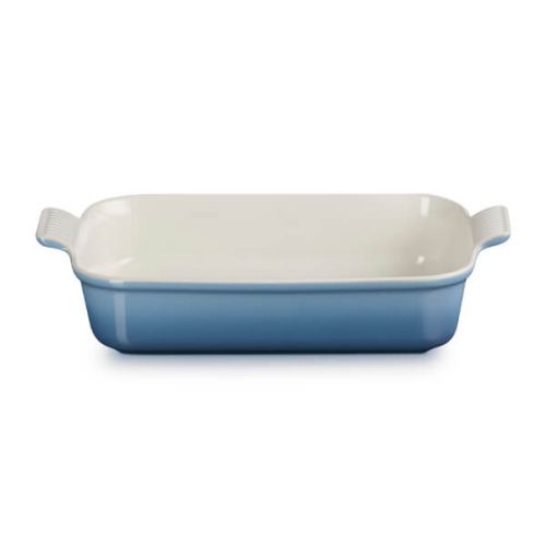 Deep Stoneware Rectangular Dish 32 - Chambray