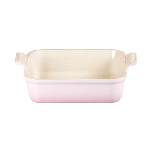 Deep Square Dish 23cm - Shell Pink