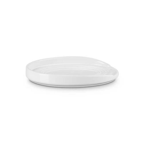 Oval Spoon Rest - White