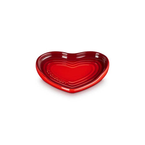 Heart Shaped Spoon Rest - Cerise