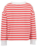 Raglan Sleeve Sweatshirt - Red