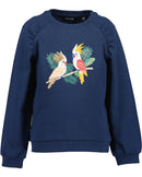 Raglan Sleeve Sweatshirt - Dark Blue