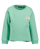 Dropped Shoulder Sweatshirt - Light Green