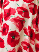 Poppy Lizzie Front Twist Dress - Red Multi