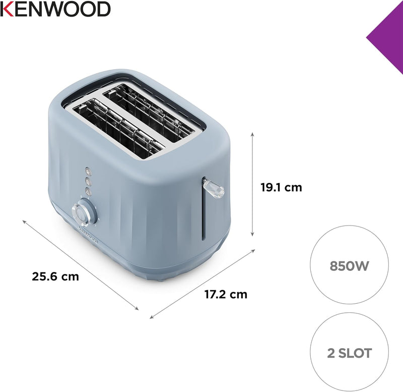 Ripple 2 Slice Toaster - Blue Storm