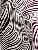 Ziggy Lara Dress - Bordeaux Red/porcelain