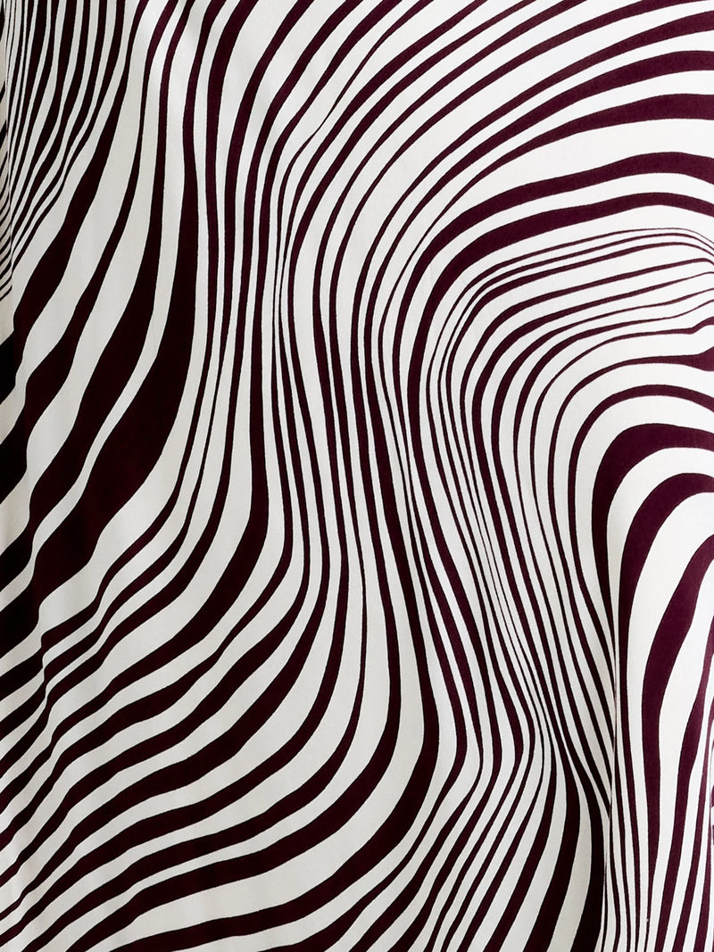 Ziggy Lara Dress - Bordeaux Red/porcelain