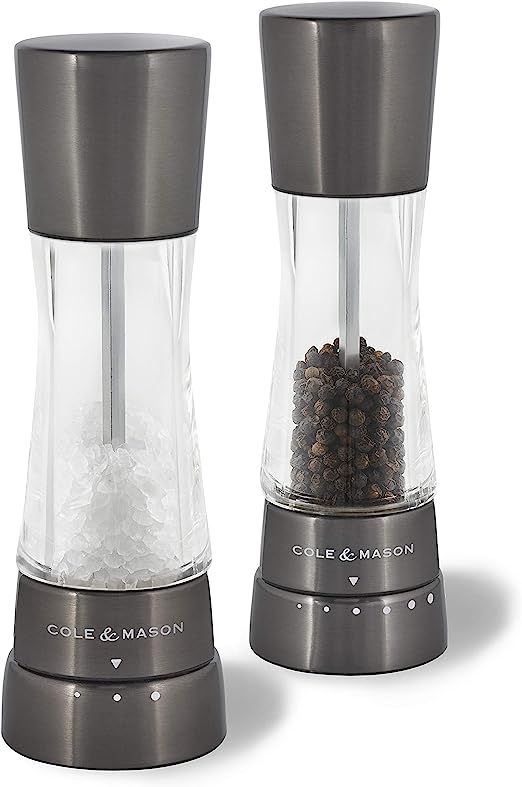 Derwent Salt & Pepper Mill Set Grey