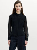 Arezzo Corset Shirt - Black