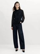 Arezzo Corset Shirt - Black
