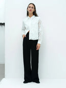 Margot Textured Shirt - Winter White