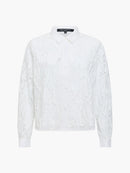 Margot Textured Shirt - Winter White