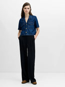 Archie Denim Button Shirt - Warm Indigo