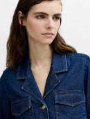 Archie Denim Button Shirt - Warm Indigo