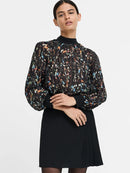Kylie Claudette Top - Black Multi