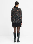Kylie Claudette Top - Black Multi