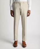 Mario Mix & Match Slim Fit Suit Trousers - Stone