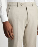 Mario Mix & Match Slim Fit Suit Trousers - Stone