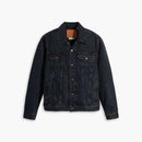 Trucker Jacket - Blue Black