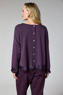 Round Neck Top - Mulberry