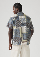 The Sunset Camp Shirt - Tamrin Patchwork Dress Blues