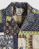 The Sunset Camp Shirt - Tamrin Patchwork Dress Blues