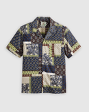 The Sunset Camp Shirt - Tamrin Patchwork Dress Blues
