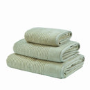 Soft Rib Cotton Towel - Aloe