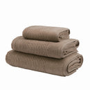 Soft Rib Cotton Towel - Mocha