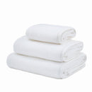 Soft Rib Cotton Towel - White