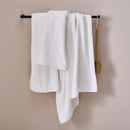 Soft Rib Cotton Towel - White