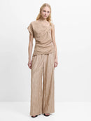 Novie Asymmetric Top - Warm Neutral