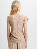 Novie Asymmetric Top - Warm Neutral
