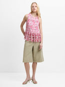 Vanessa Mesh Top - Pink Multi