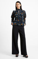 Avery Burnout Top - Blackout