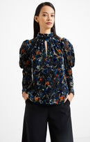 Avery Burnout Top - Blackout