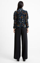 Avery Burnout Top - Blackout