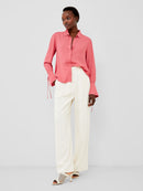 Cecile Crepe Shirt - Rose Kiss