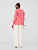 Cecile Crepe Shirt - Rose Kiss